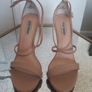 Steve Madden Nude High Heel Sandals